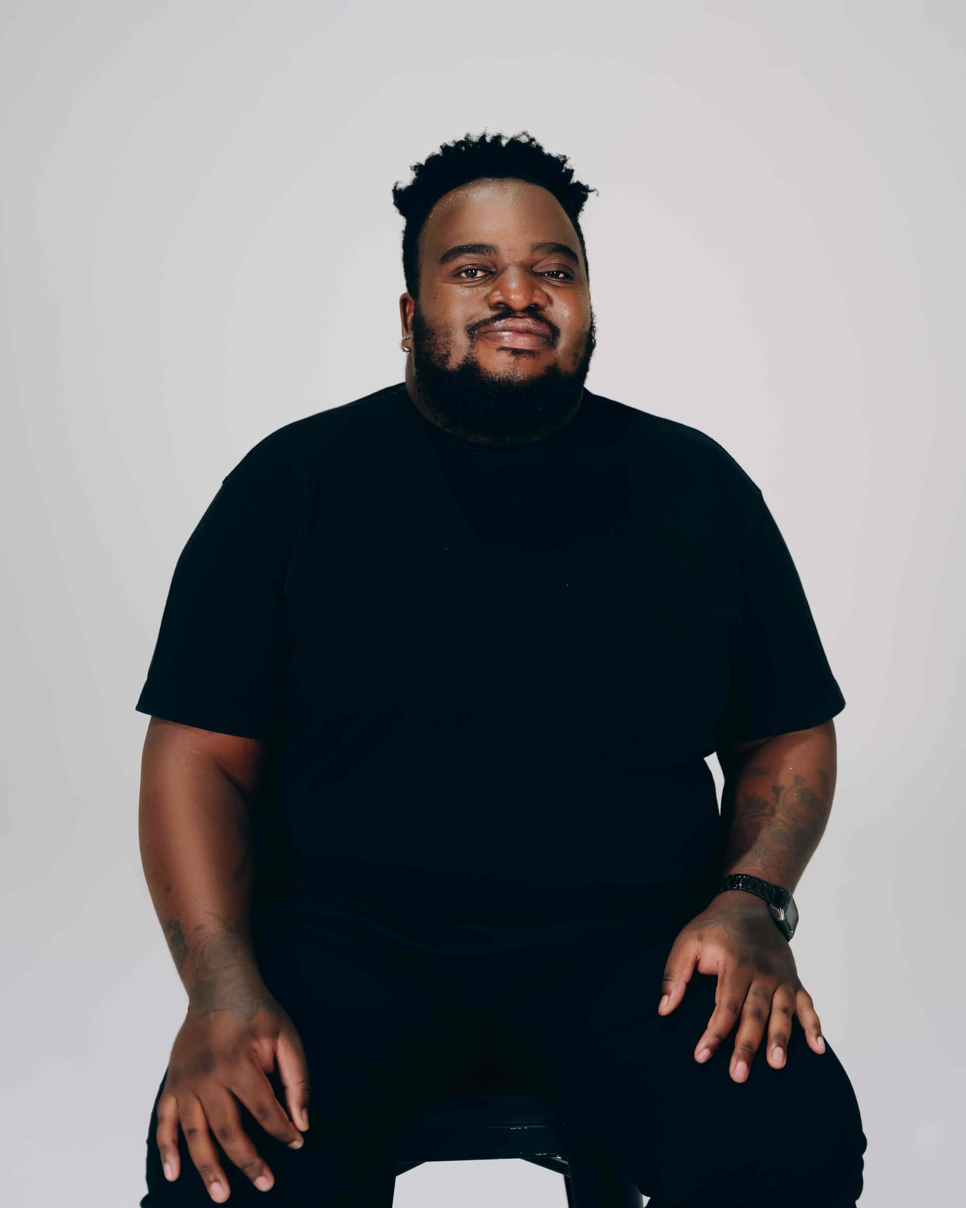 Isaac "Huey" Olifant photographed in session