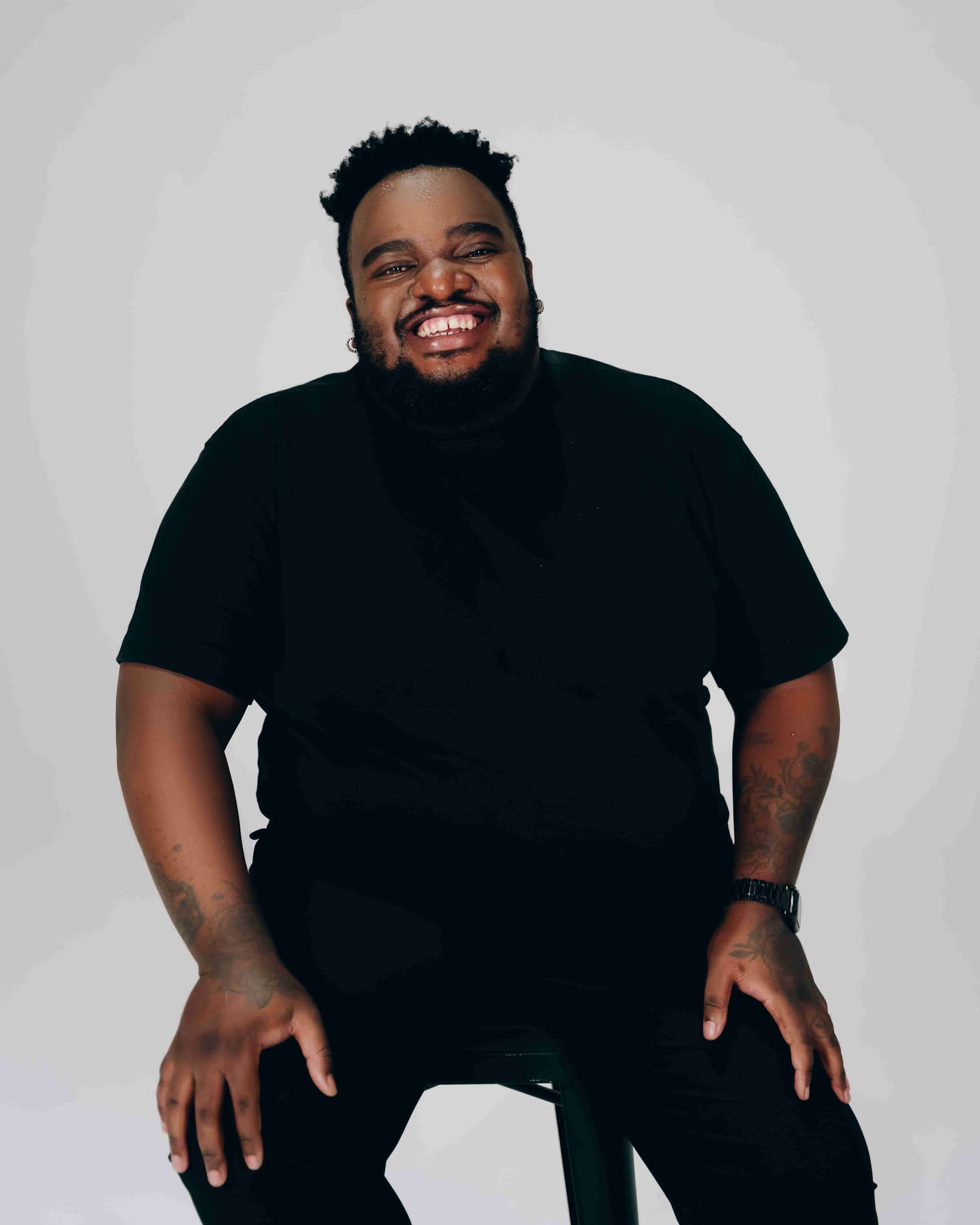 Isaac "Huey" Olifant photographed in session